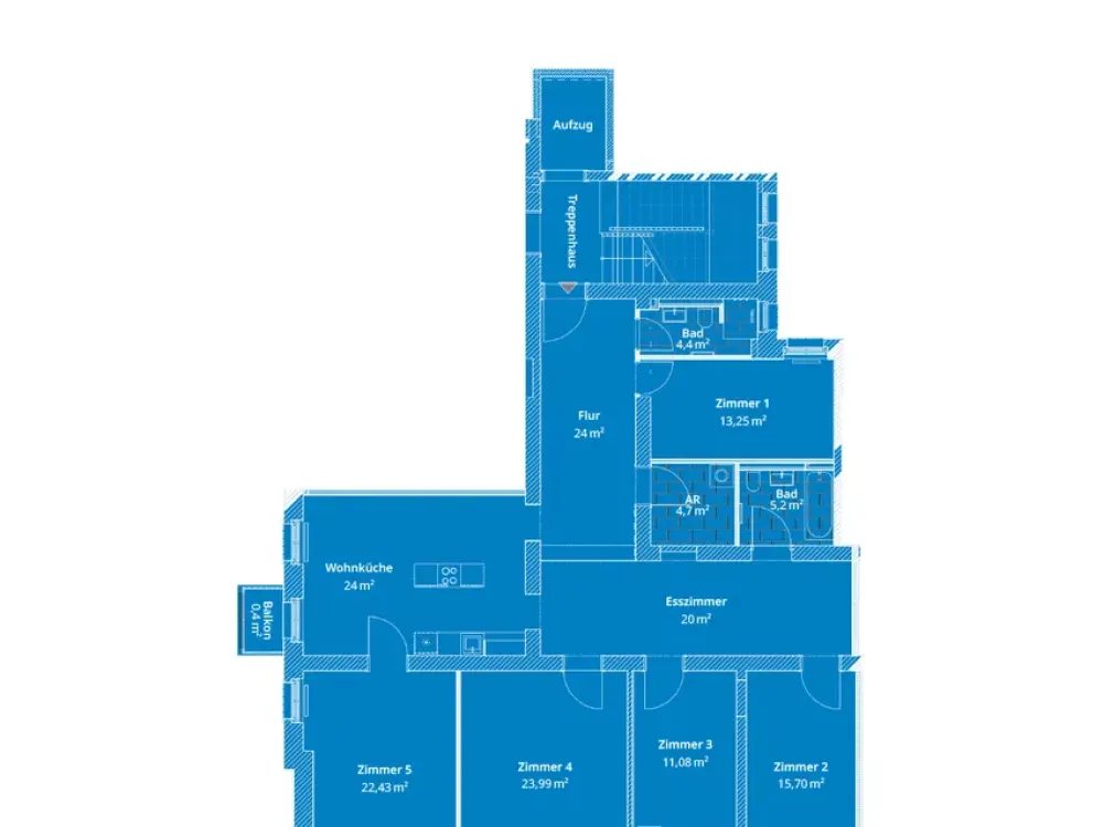 Erstbezug nach Totalmodernisierung: Prächtige, WG-geeignete Altbauwohnung in der Barfusstraße!