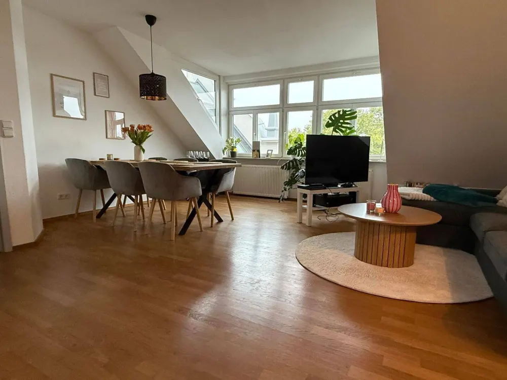 Exceptional Old Building Apartment with Roof Terrace and Balcony