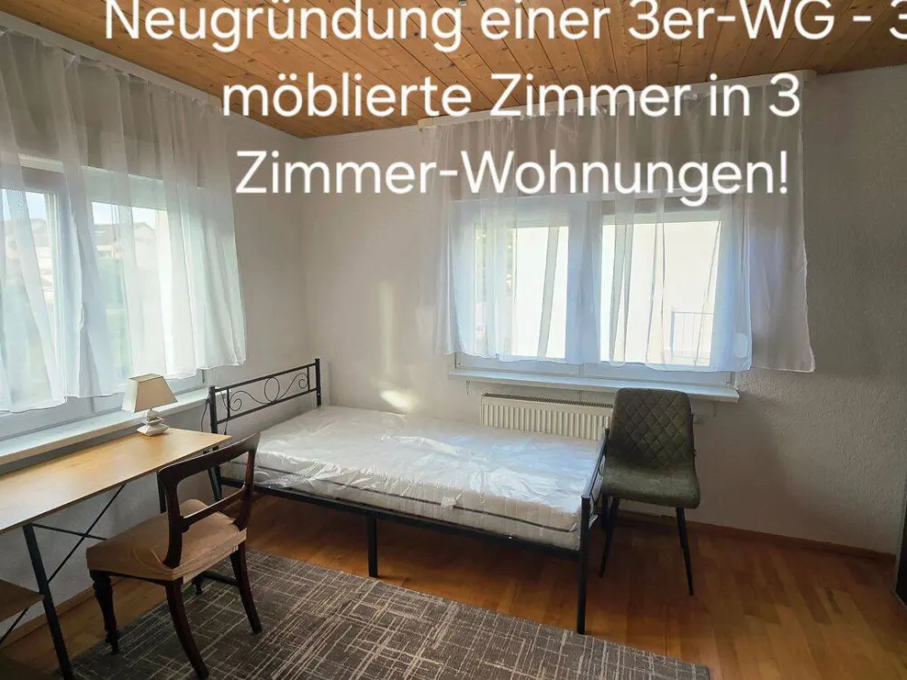 Furnished Room in 3-Person Shared Apartment for Professionals, Commuters & Dual Students
