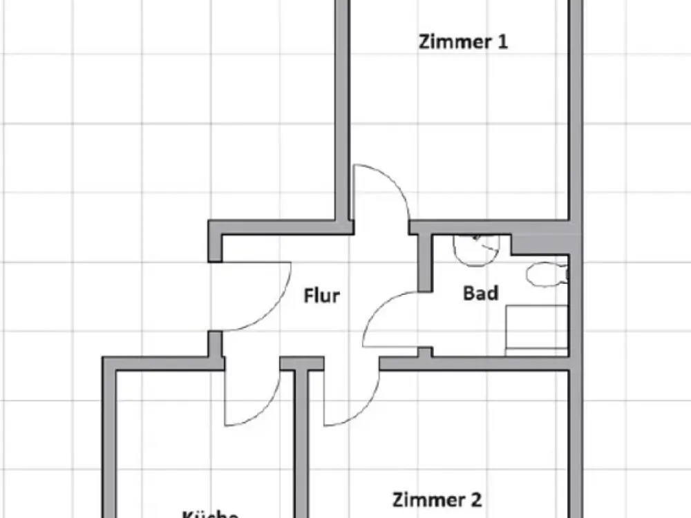 Moderne 2 Zimmer Whg. im Dachgeschoss