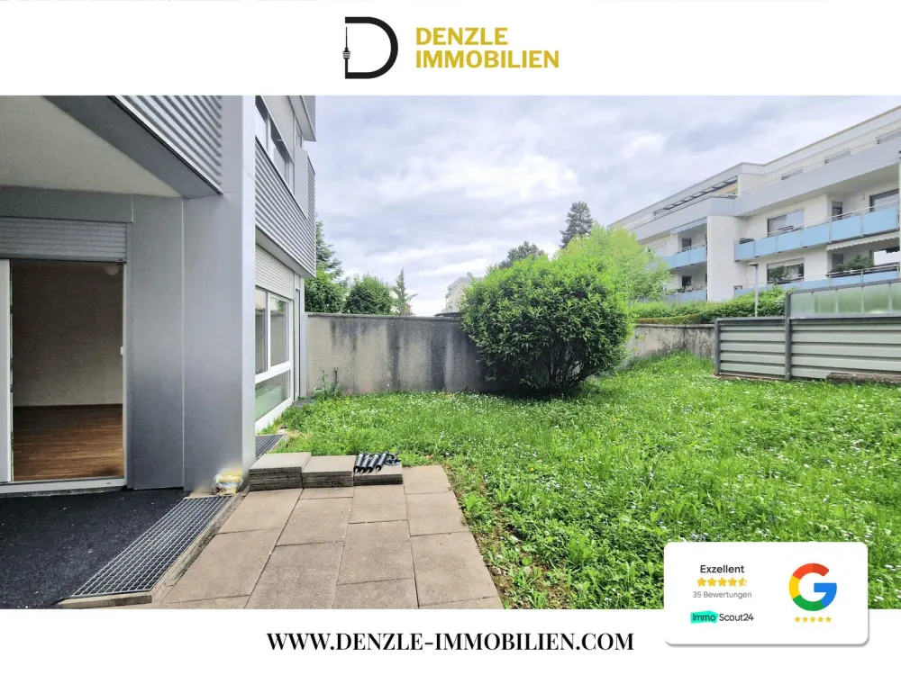Wohnen mit Komfort, Barrierefreie 2-Zimmer-Erdgeschosswohnung mit Gartenzugang