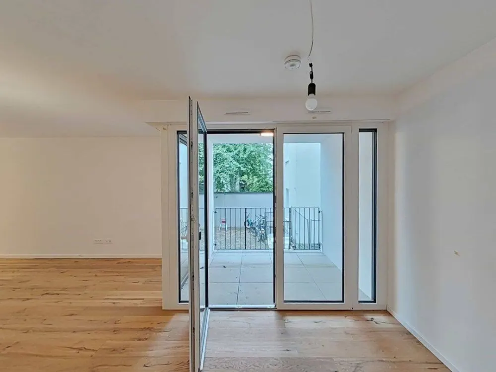 Für Singles und Pendler: 48 m² Erstbezug, Küche inklusive, Carsharing im Haus