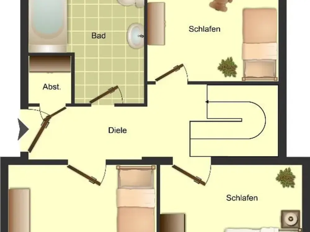 Demnächst frei! 5-Zimmer-Wohnung in Duisburg Hüttenheim