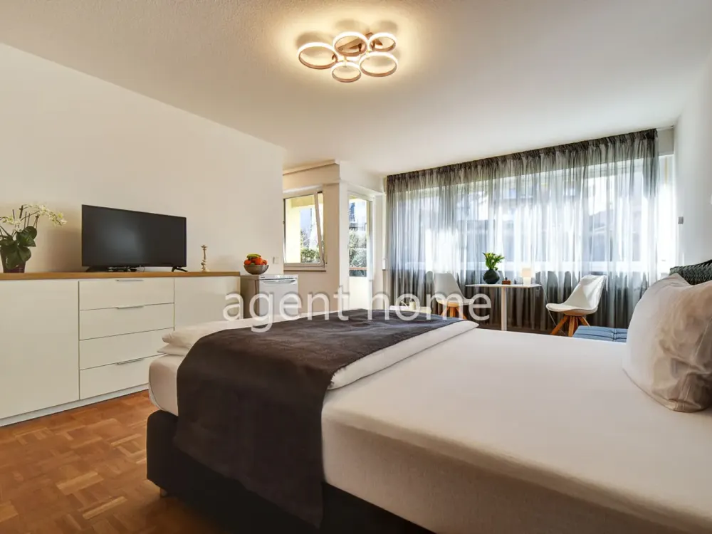 FURNISHED - BRIGHT AND QUIET - 1-Room Apartment with Balcony