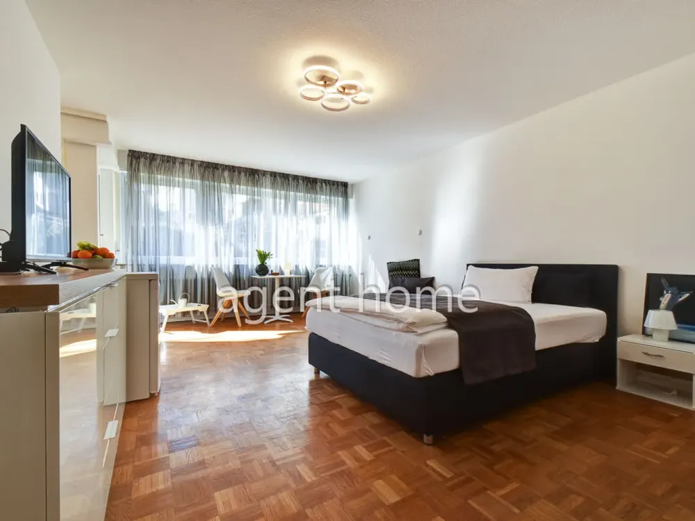 FURNISHED - BRIGHT AND QUIET - 1-Room Apartment with Balcony