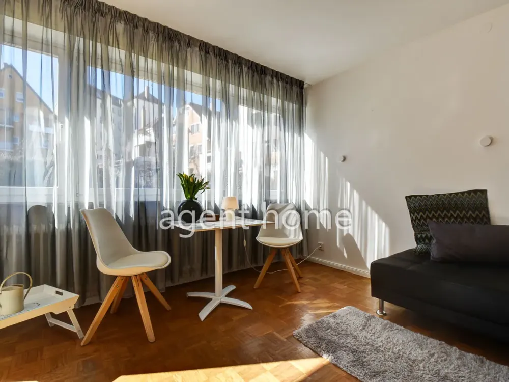 FURNISHED - BRIGHT AND QUIET - 1-Room Apartment with Balcony