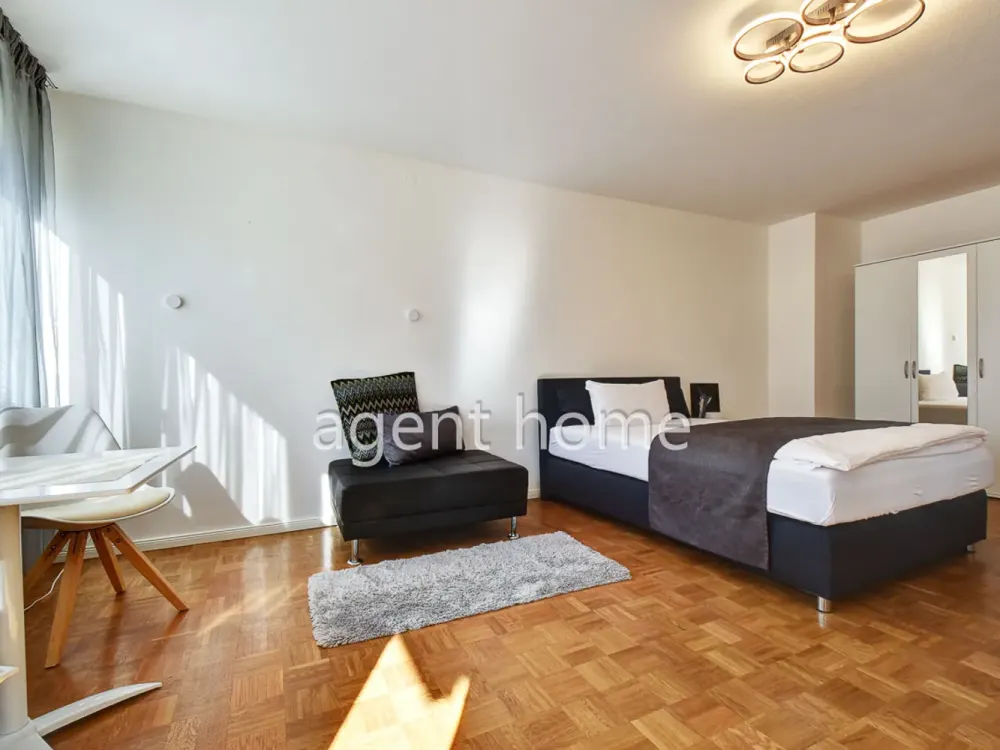 FURNISHED - BRIGHT AND QUIET - 1-Room Apartment with Balcony