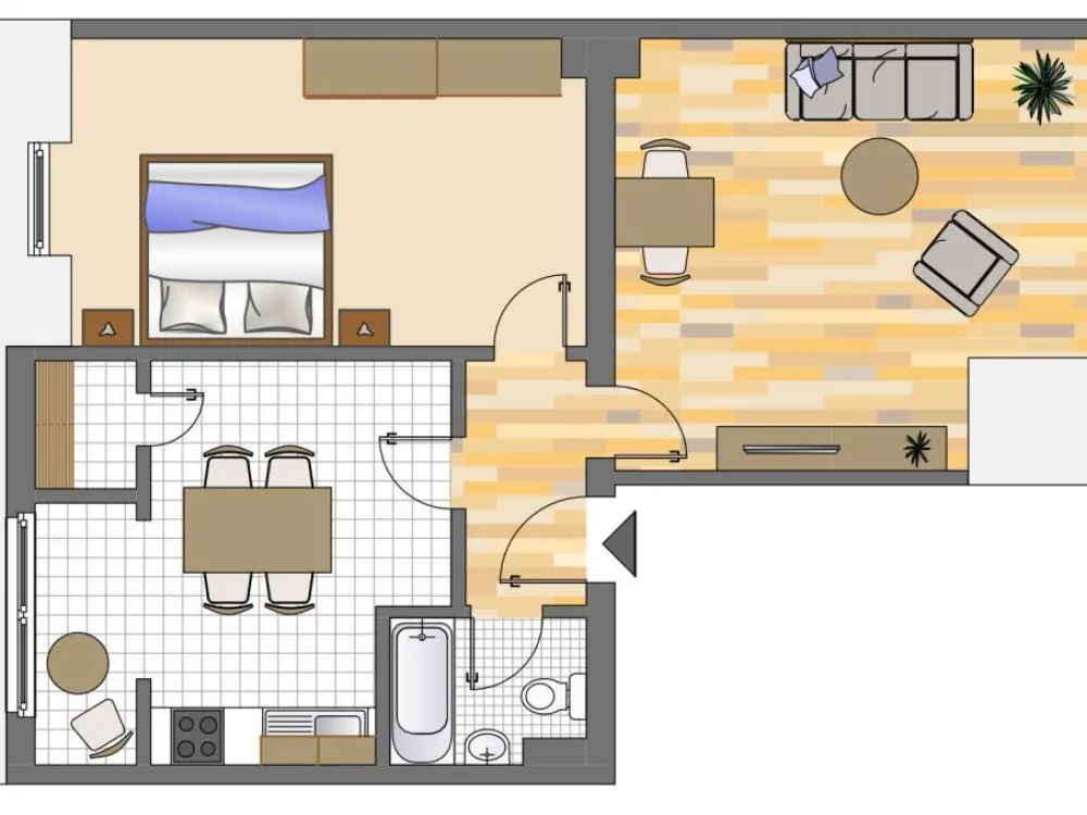 2-Zimmer-Wohnung in Herne Sodingen bezugsfertig