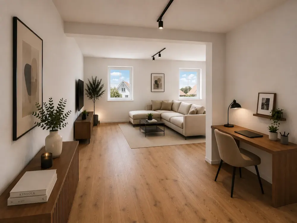 Wohnen mit Charakter: Großzügige 2-Zimmer-Wohnung in Kammlach - Erstbezug nach Kernsanierung