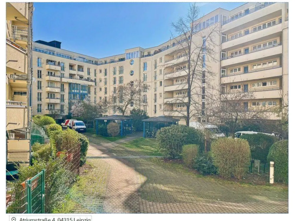 zentrales Wohnen: 2-Zi.-Wohnung in Leipzig-Neustadt mit TG