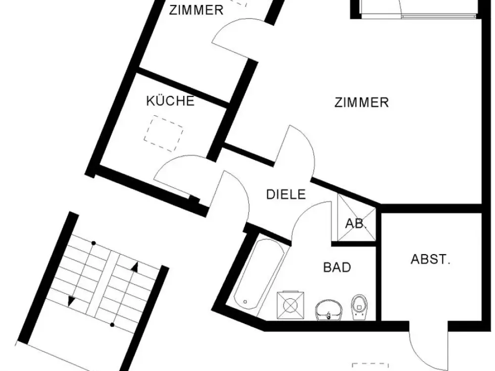 1-Zimmer Wohnung in Altenbochum für Senior*innen mit WBS