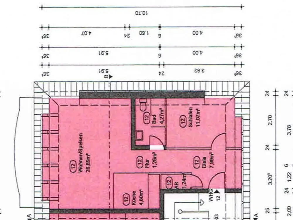 Charmante 2-Zimmer-Wohnung am Nordrand von Frankfurt
