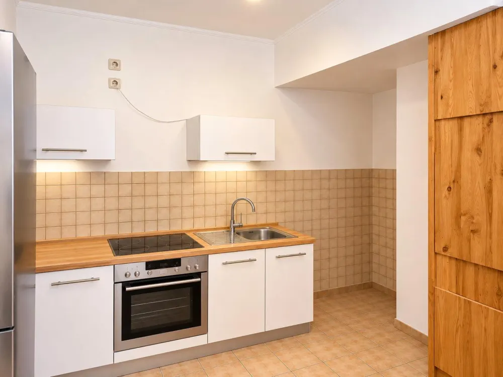 Well-maintained 2-room ground floor apartment in central location of Schiffweiler