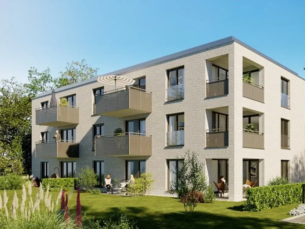 Exklusive 2-Zimmerwohnung mit Balkon! Erstbezug!