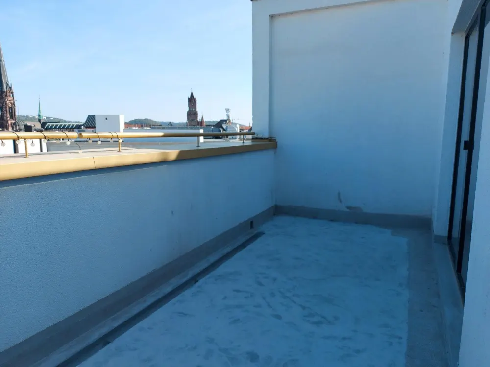 Above the Roofs of Saarbrücken! Beautiful, Bright and Cozy Apartment with Terrace and Balcony in the City Center!