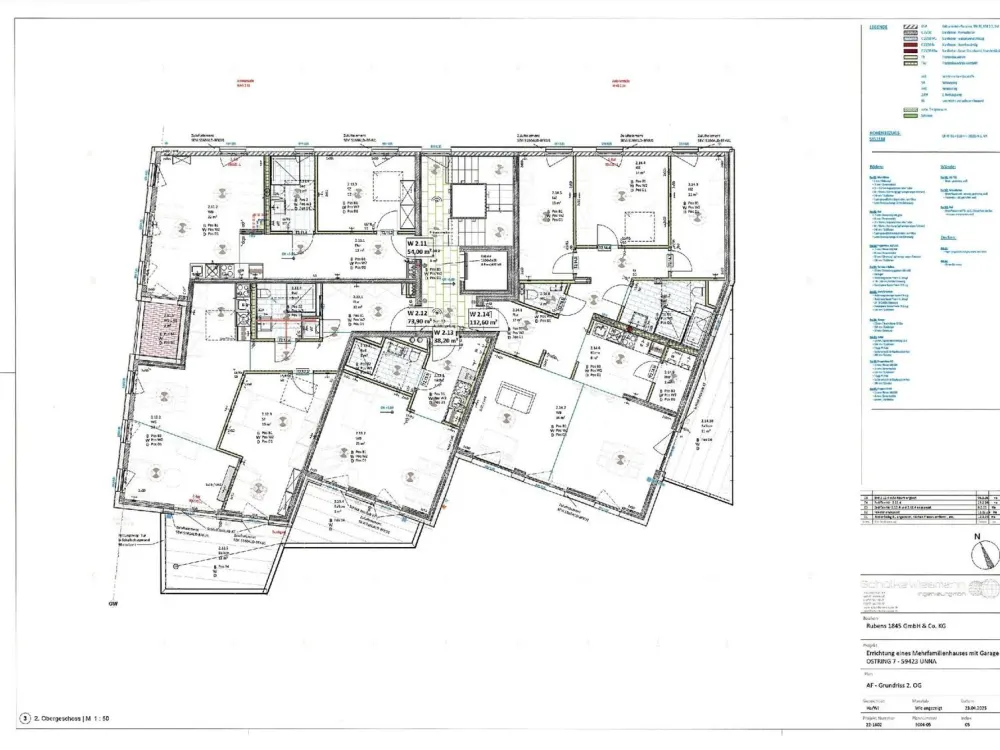 Moderne 1-Zimmer-Etagenwohnung mit Balkon, in Unna