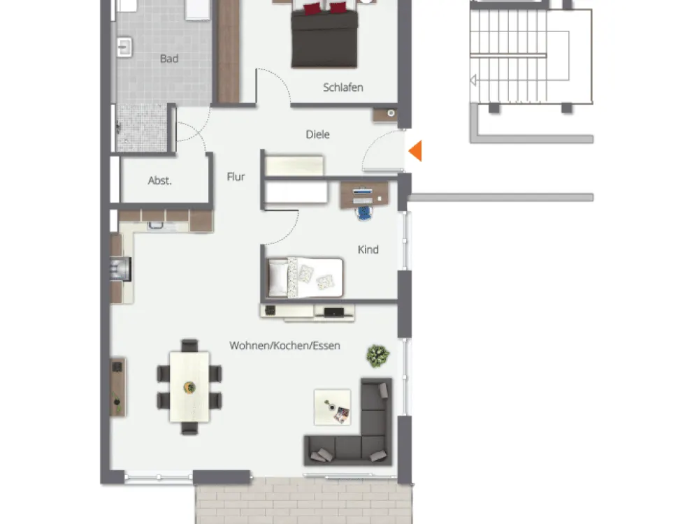 3,5-Zimmer-Wohnung im Erstbezug - HELL. OFFEN. WOHLFÜHLEN.
