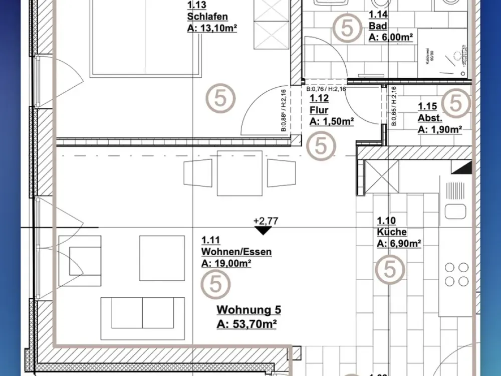 Hochwertige 2-Zimmer-Wohnung in Karlsruhe
