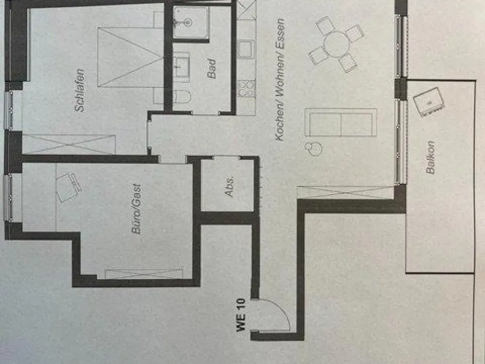 Südviertel - First Occupancy 3 Room Apartment