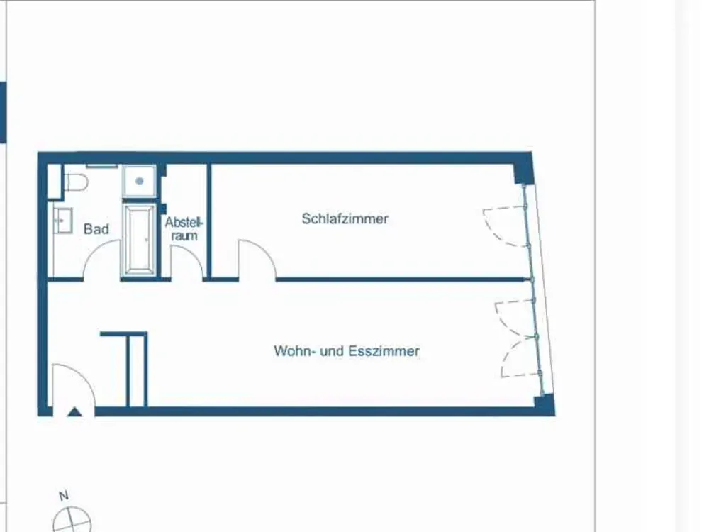 exklusive 2-Zimmer-Wohnung im Herzen der City