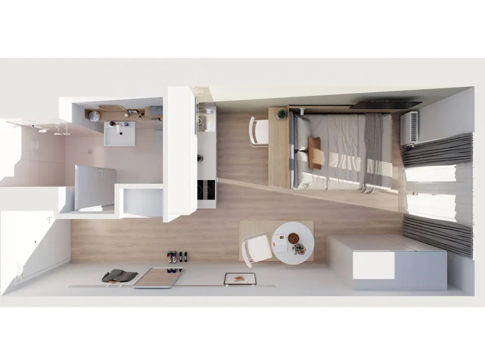 HAVENS LIVING: Kategorie Cozy, vollmöbliertes Apartment