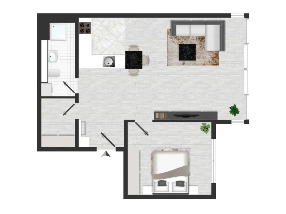 2-Zimmer-Wohnung in begehrter Adresse l Neubau l Tiefgarage l Aufzug