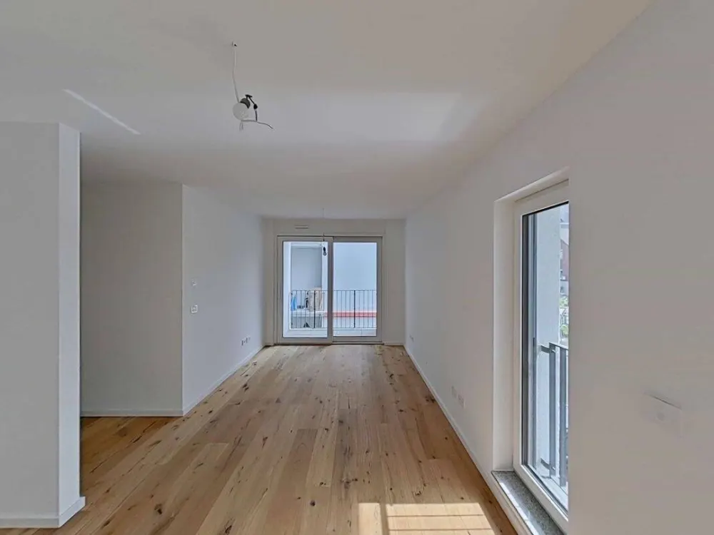 Vier Zimmer auf 100 m²: Erstbezug im Gutleutviertel, Einbauküche inklusive