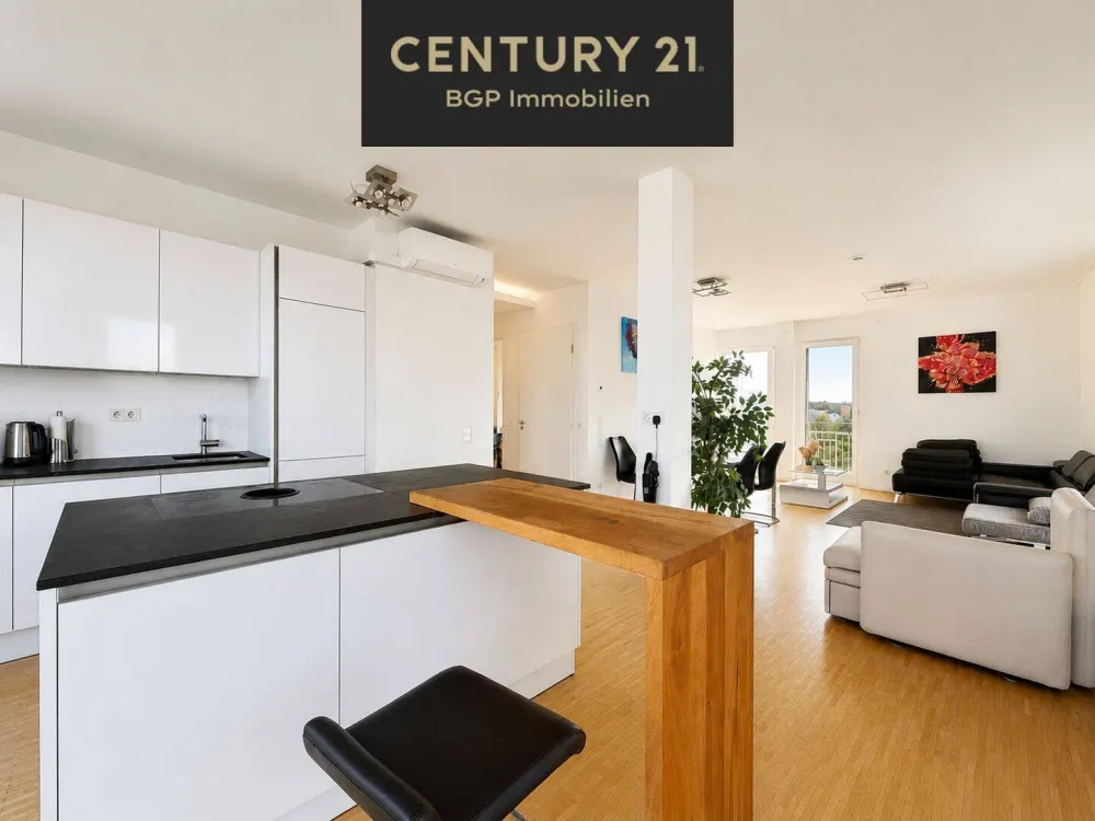 Modernes Penthouse mit Dachterrasse