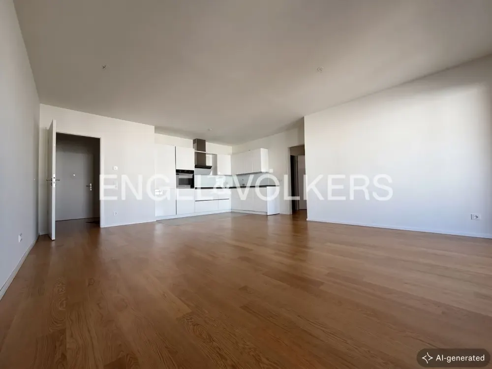 High-quality 3-room new-build apartment with kitchen & parking space within walking distance to Maternusplatz