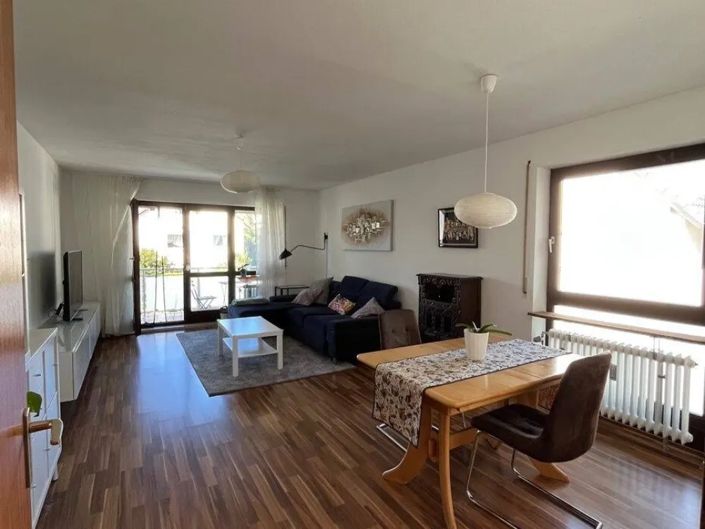 Furnished 2-Room Apartment with Balcony & Garden Access in Trudering - Limited to 1 Year