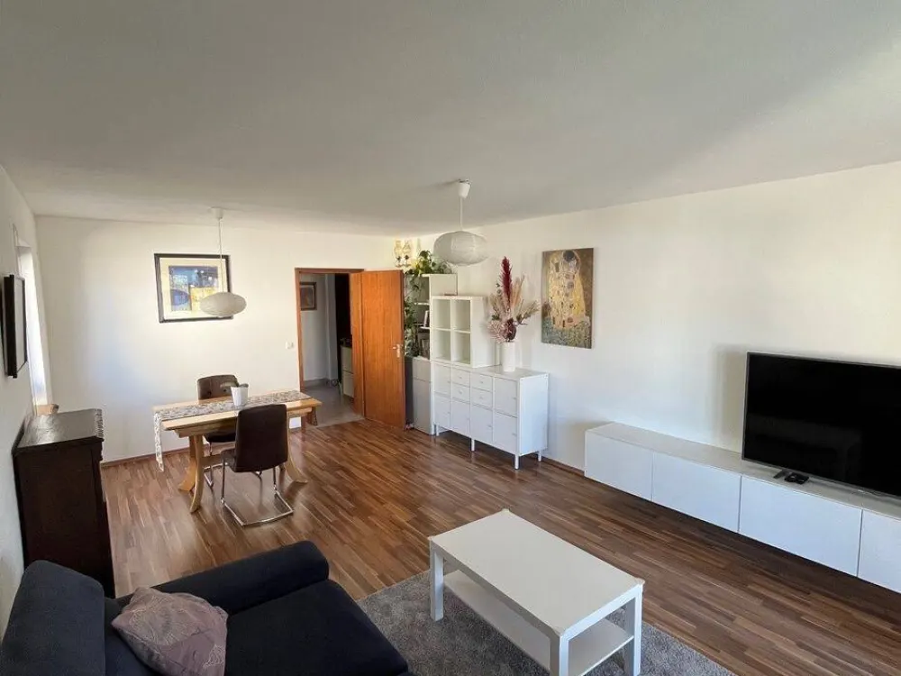 Furnished 2-Room Apartment with Balcony & Garden Access in Trudering - Limited to 1 Year