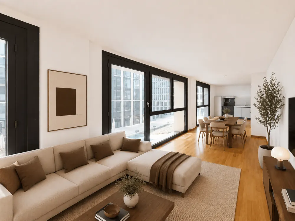 Urbanes Wohnen: 3-Zimmer-Wohnung mit Loggia