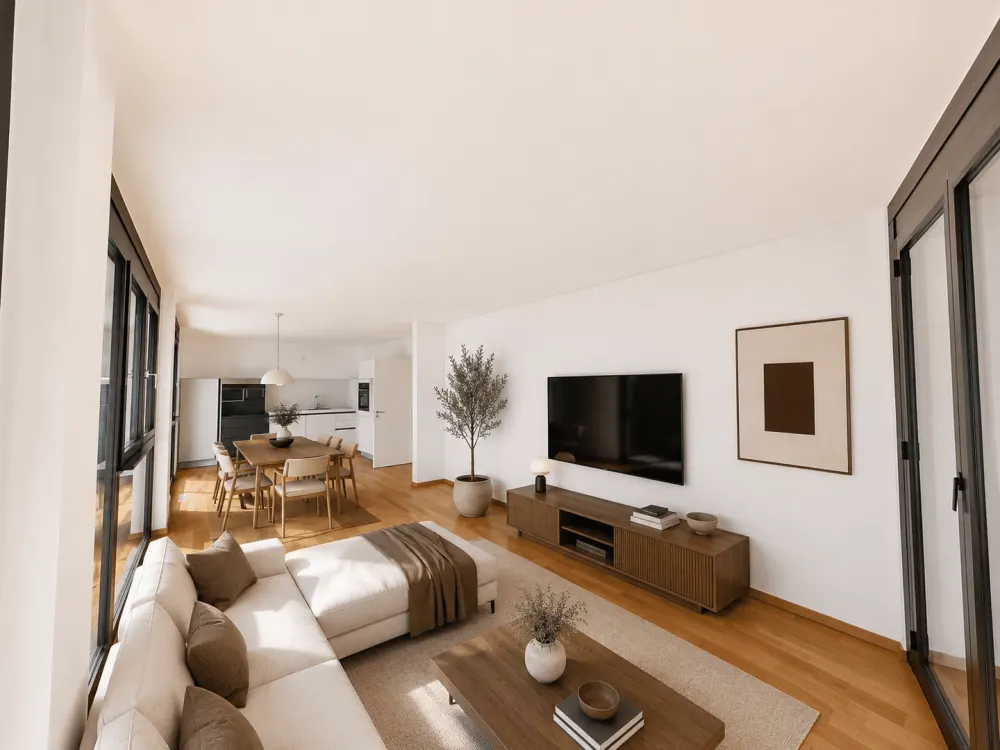 Urbanes Wohnen: 3-Zimmer-Wohnung mit Loggia