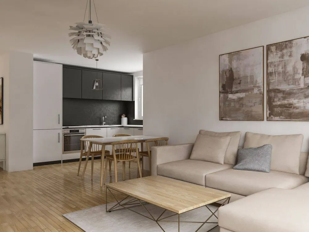 Frisch sanierte 3-Zimmer-Wohnung mit zwei Balkonen in Düsseldorf-Golzheim