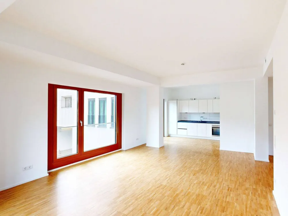 Helles City-Apartment: 3-Zimmer mit zwei Bädern