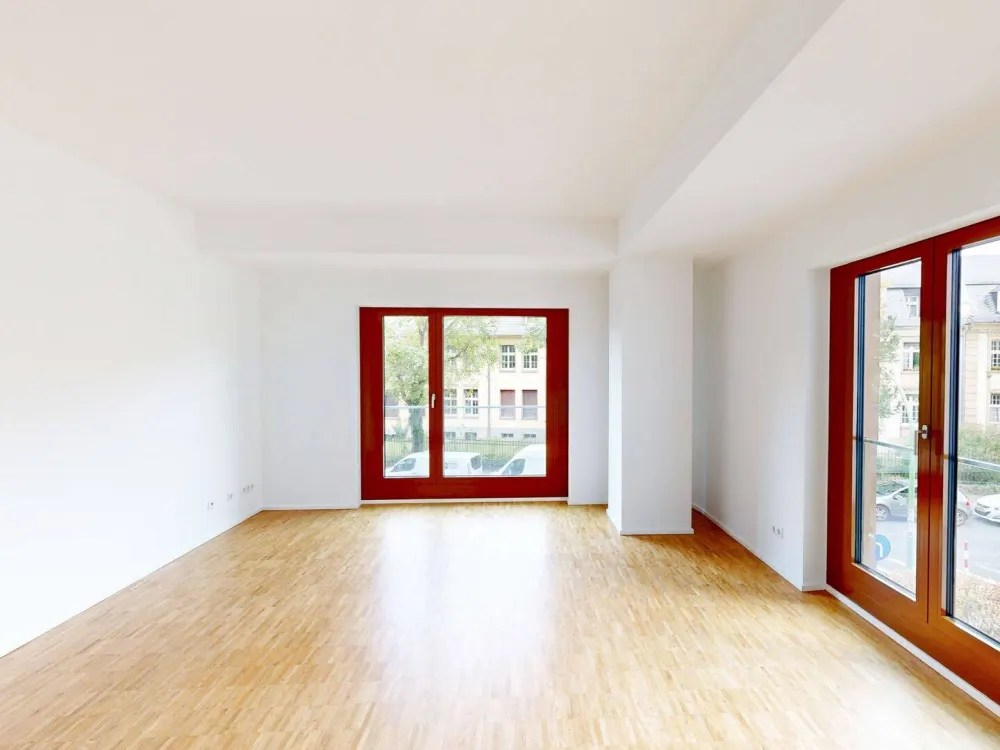 Helles City-Apartment: 3-Zimmer mit zwei Bädern