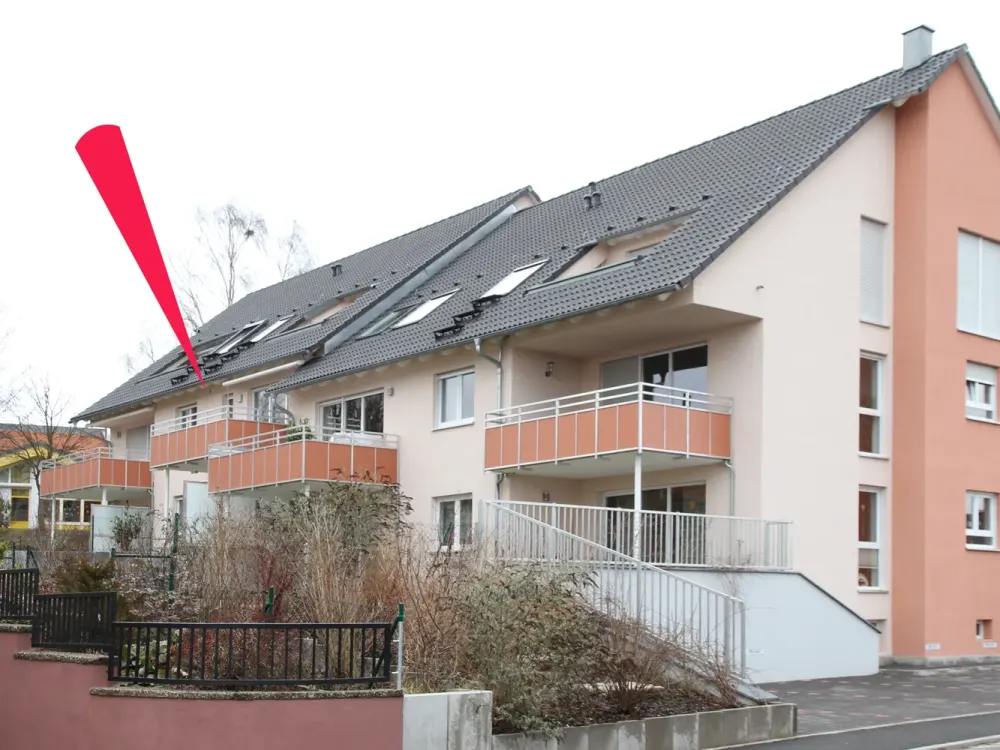 Gepflegte Wohnung mit zwei Zimmern sowie Balkon und Einbauküche in Herzogenaurach