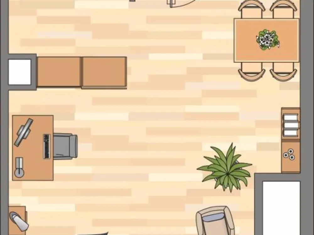 Sofort verfügbar! 1-Zimmer-Wohnung mit Laminatboden in Düsseldorf Bilk