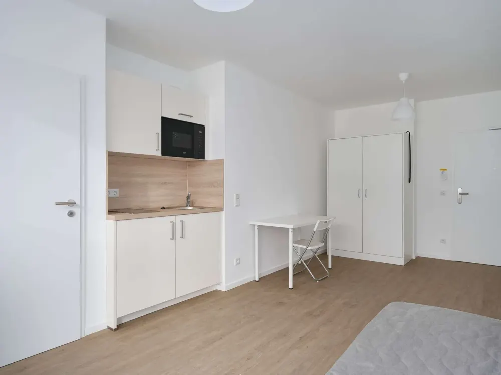 Stilvolles Studioapartment im Leipziger Osten, bezugsfrei ab 01.10.26 und möbliert