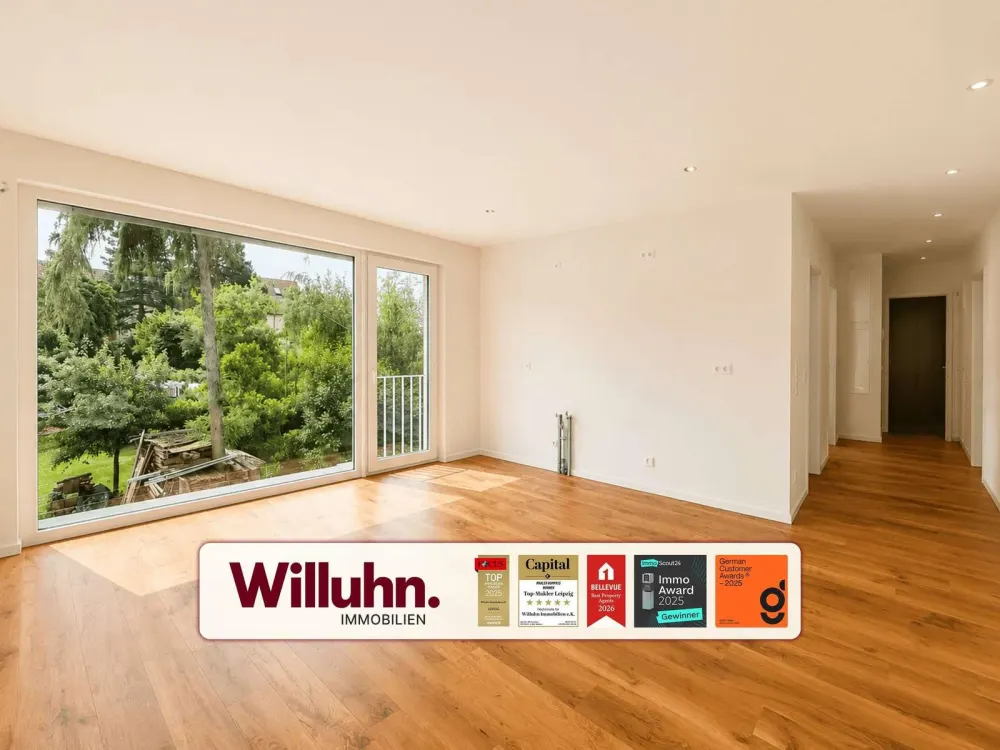*ab sofort* Hochwertige 4-Raumwohnung in MACHERN I großer Balkon I 2 Bäder I Stellplatz I Keller