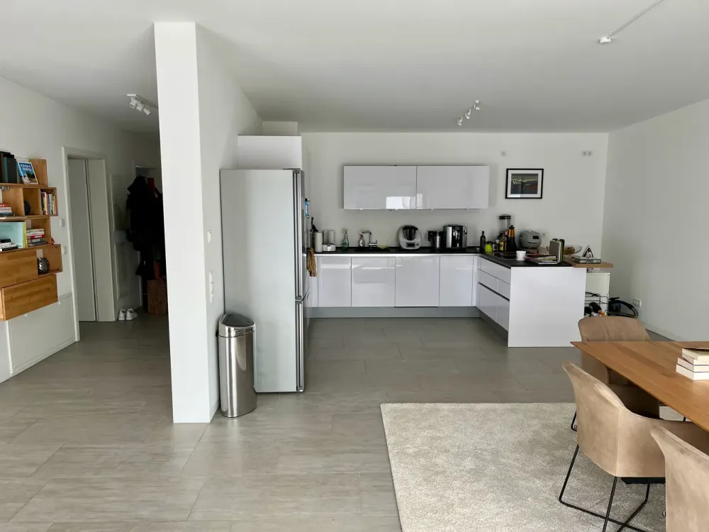 4-Room Apartment with Balcony and Open Fitted Kitchen in New Building in the Heart of Eschborn