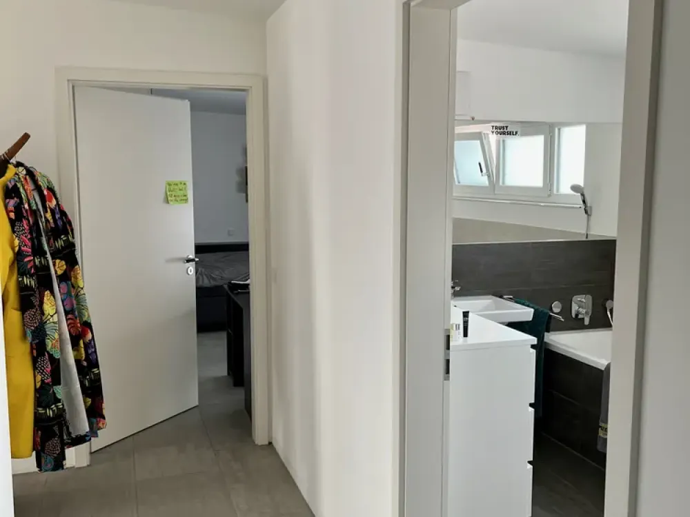 4-Room Apartment with Balcony and Open Fitted Kitchen in New Building in the Heart of Eschborn