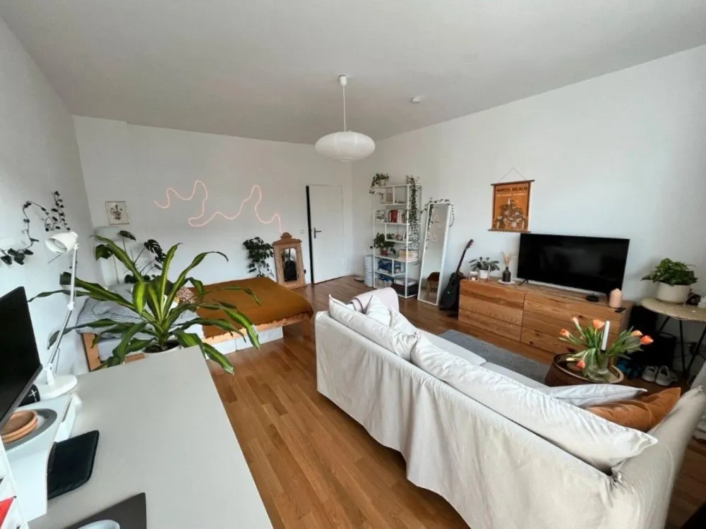 Schöne helle Einzimmerwohnung 42qm Nähe Kurt-Schumacher-Platz