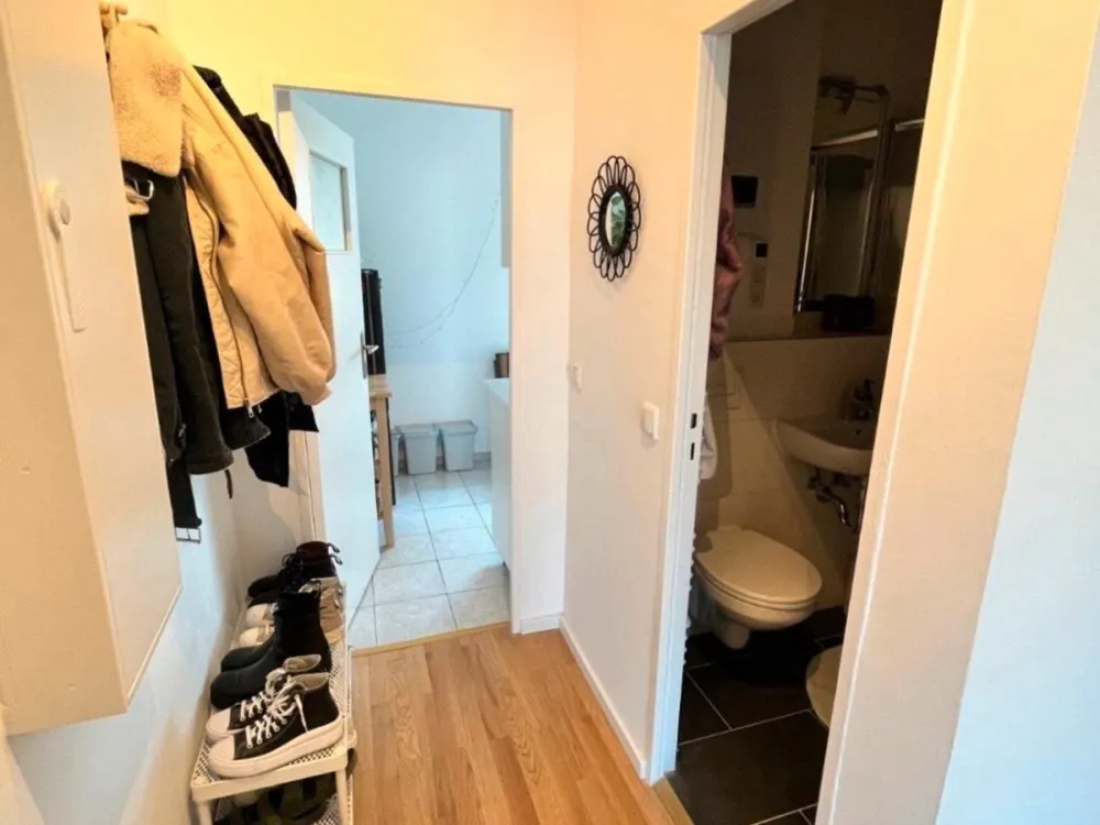 Schöne helle Einzimmerwohnung 42qm Nähe Kurt-Schumacher-Platz