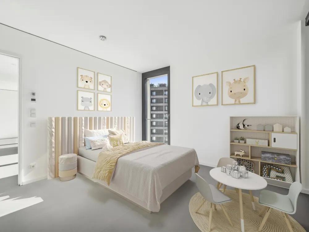 Live Elevated, Charmantes 3-Zimmer-Apartment mit Loggia im exklusiven Colonnades