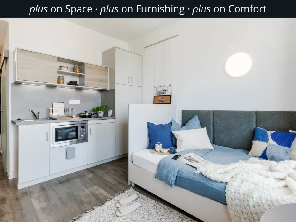 THE FIZZ Frankfurt plus - Vollmöblierte & Ausgestattete Apartments für Studierende