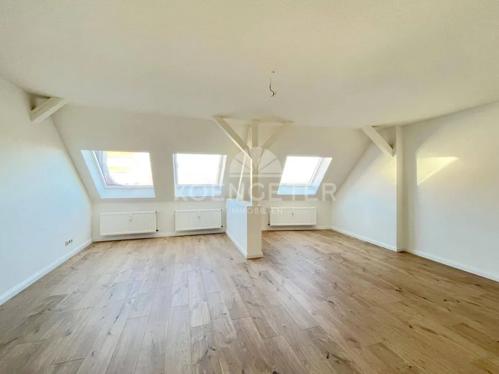 NEU: Viel Licht, viel Raum: Charmante Dachgeschosswohnung mit offener Küche in Leutzsch!