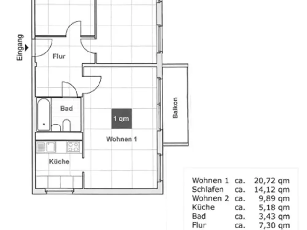 Wir sanieren für Sie: helle 3-Zimmerwohnung mit Balkon!