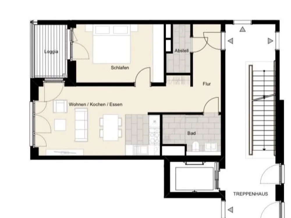 2-Zimmer-Neubauwohnung in Ottensen ab 01.11.2026 verfügbar