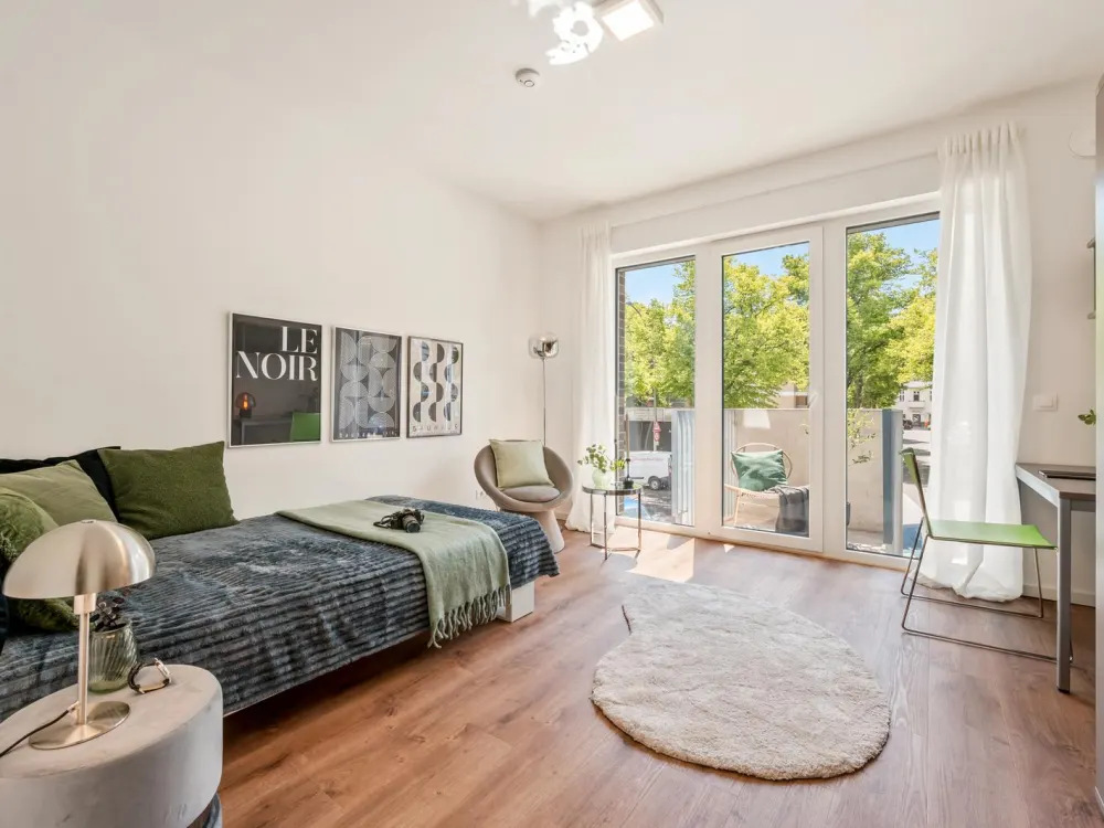 Ideal für Studenten, Möbliertes 1-Zimmer-Apartment in Berlin-Tempelhof